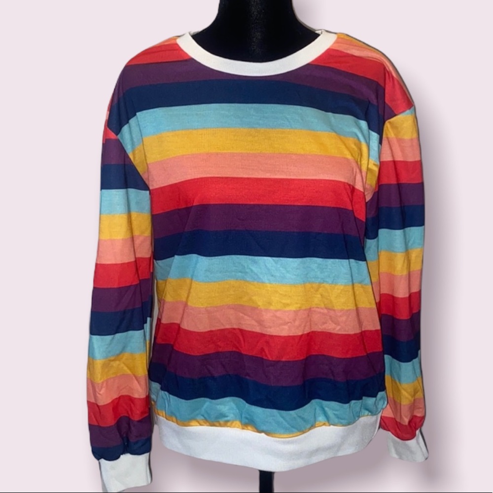 Multicolor Pull over Sweater top